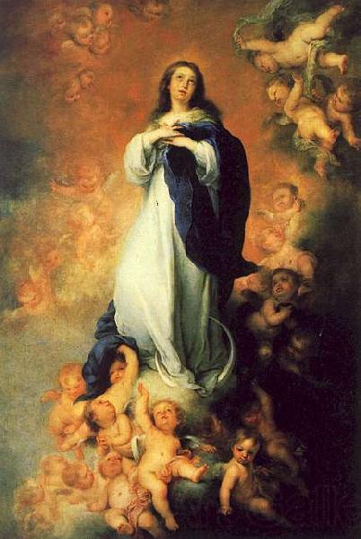 Bartolome Esteban Murillo The Immaculate Conception of the Escorial Spain oil painting art